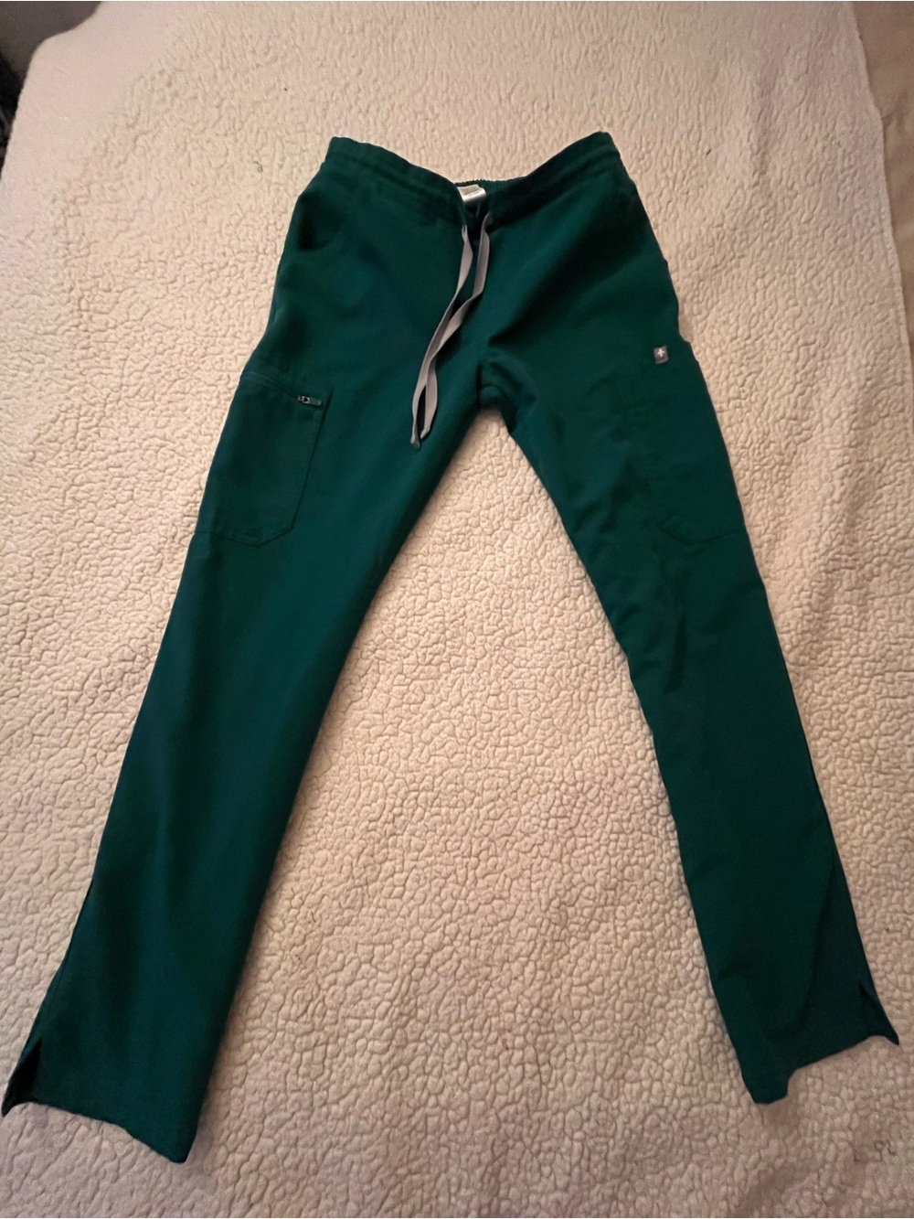 Figs Women's Deep Green Drawstring Jogger Scrub Pants